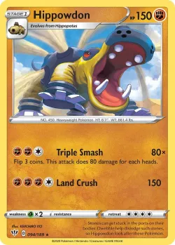 Hippowdon #094/189 · Pokémon