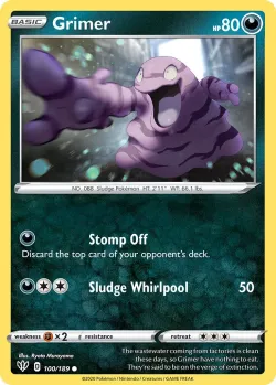 Grimer #100/189 · Pokémon