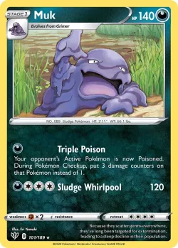 Muk #101/189 · Pokémon
