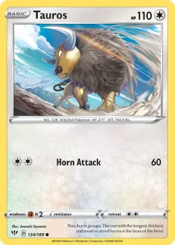 Tauros #134/189 · Pokémon