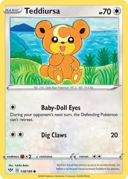 Teddiursa #138/189 · Pokémon
