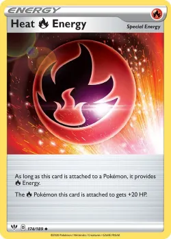 Heat Fire Energy #174/189 · Pokémon
