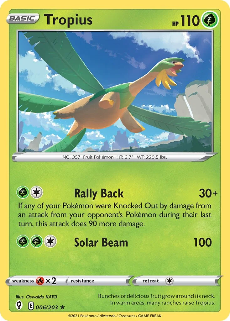 Tropius 「EVS 006/203」「EN」