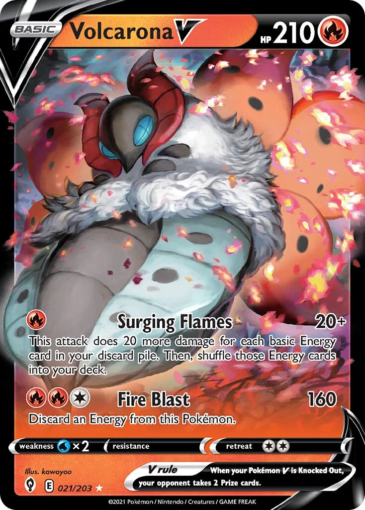 Volcarona V 「EVS 021/203」「EN」