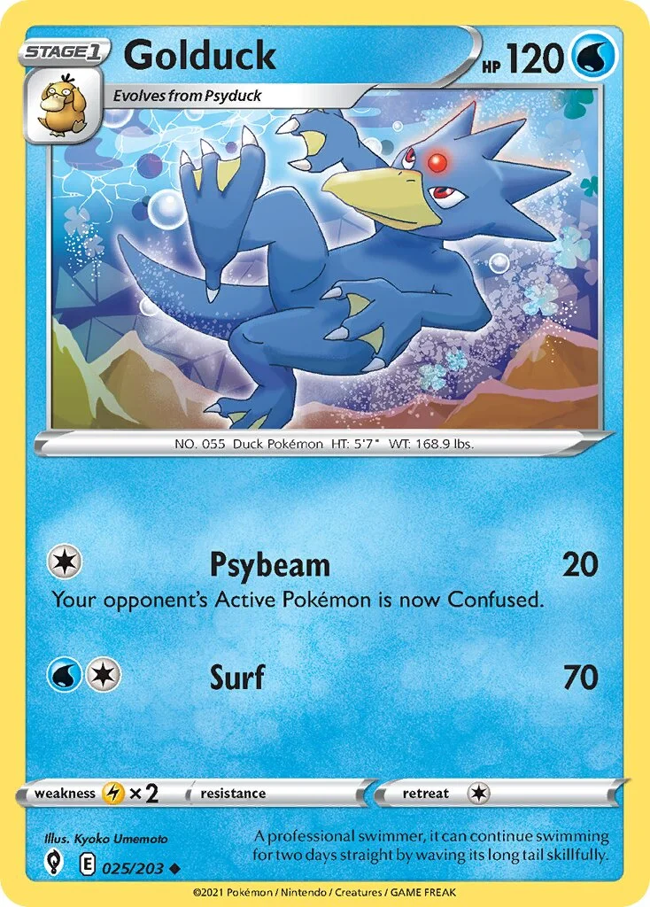 Golduck 「EVS 025/203」「EN」