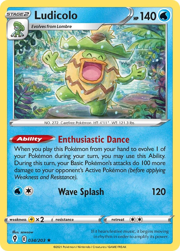 Ludicolo 「EVS 034/203」「EN」