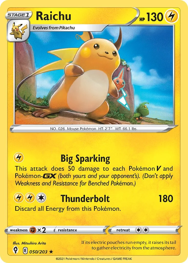 Raichu 「EVS 050/203」「EN」