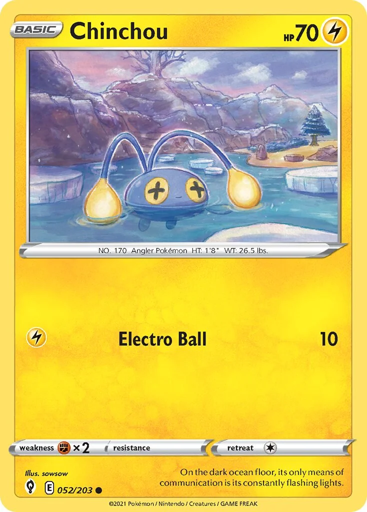 Chinchou 「EVS 052/203」「EN」