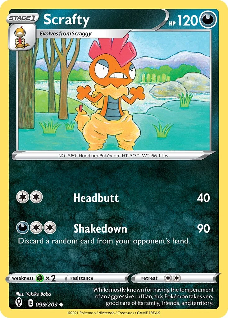 Scrafty 「EVS 099/203」「EN」
