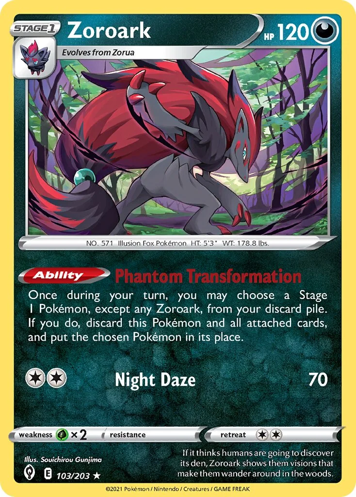 Zoroark 「EVS 103/203」「EN」