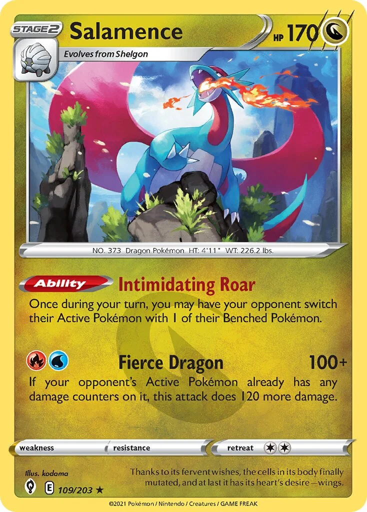 Salamence 「EVS 109/203」「EN」