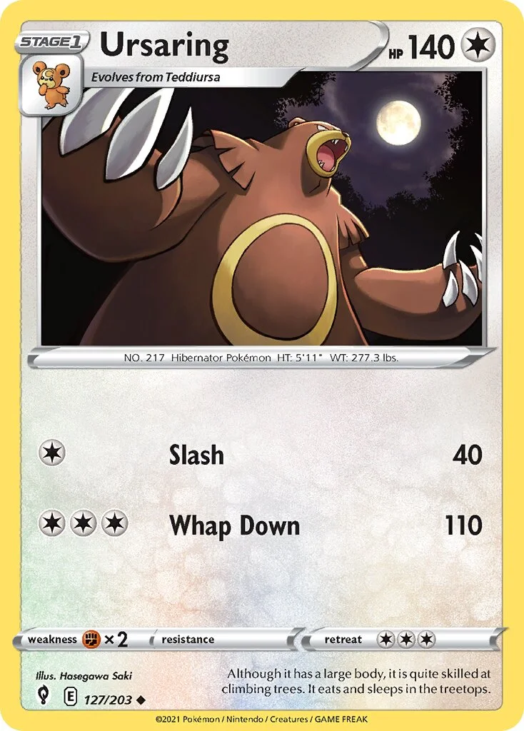 Ursaring 「EVS 127/203」「EN」