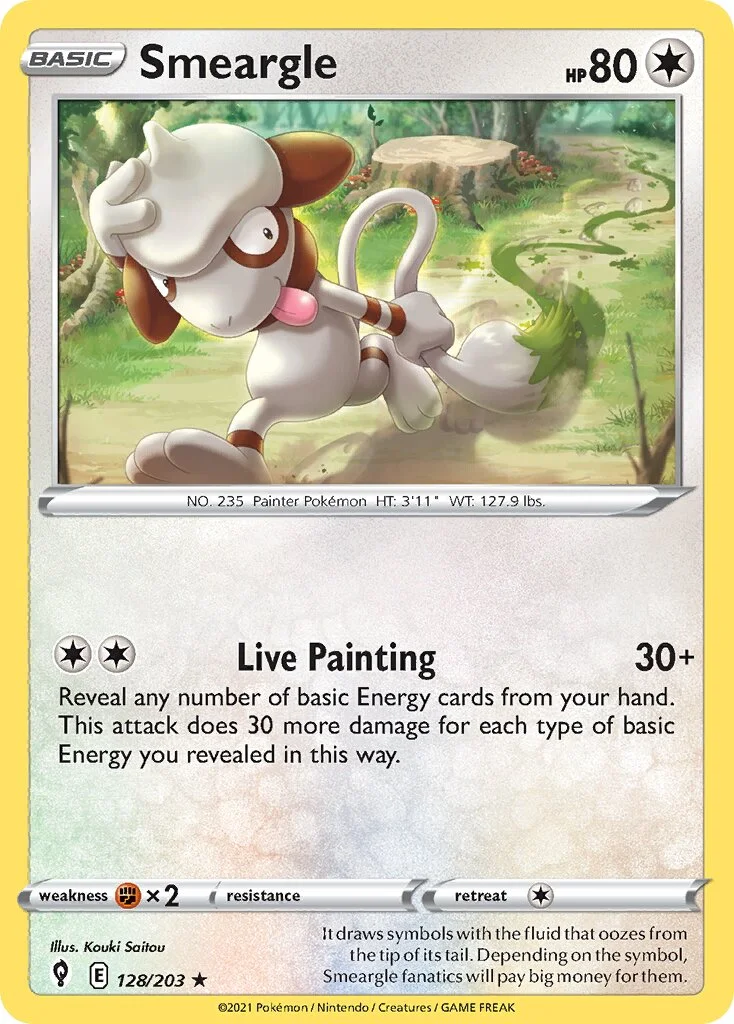 Smeargle 「EVS 128/203」「EN」
