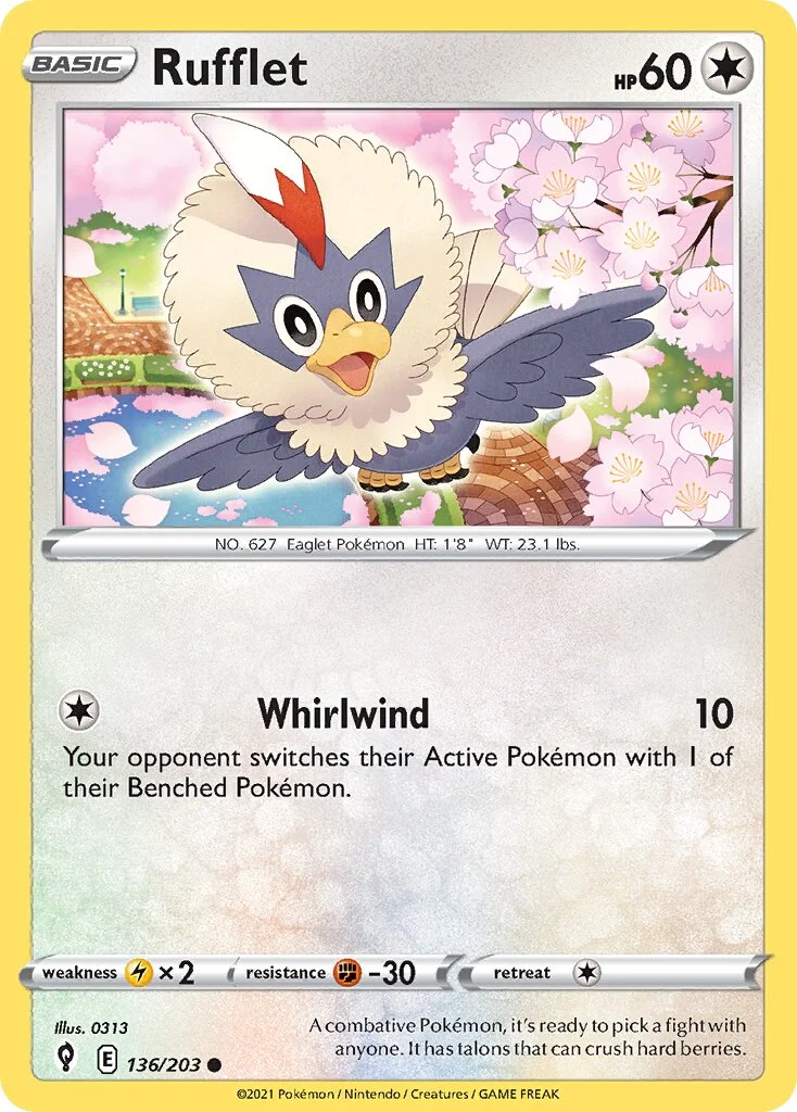 Rufflet 「EVS 136/203」「EN」