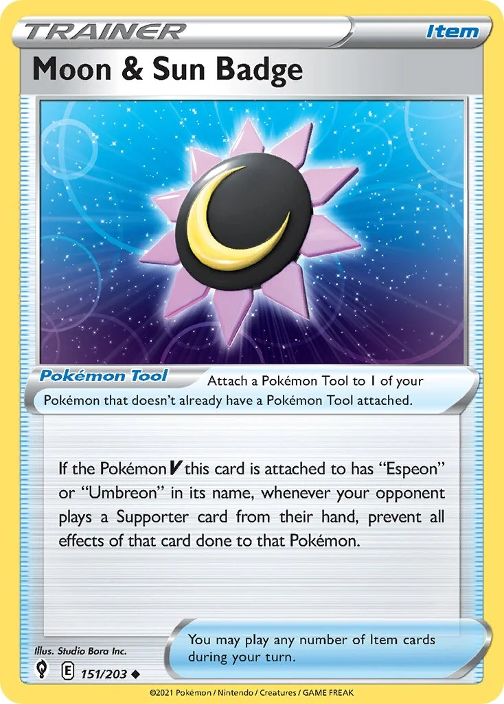 Moon & Sun Badge 「EVS 151/203」「EN」