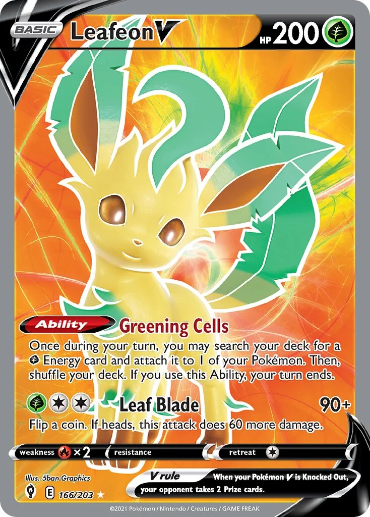 Leafeon V 「EVS 166/203」「EN」
