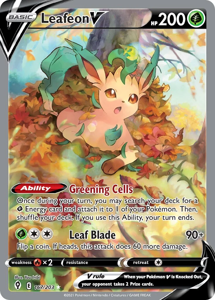 Leafeon V 「EVS 167/203」「EN」