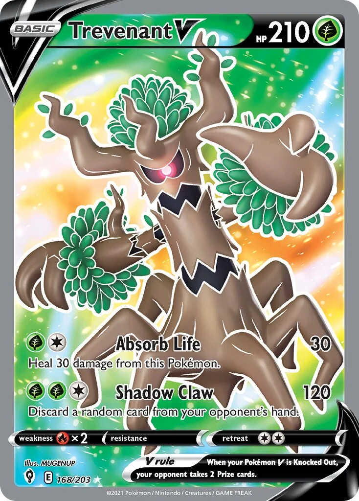 Trevenant V 「EVS 168/203」「EN」