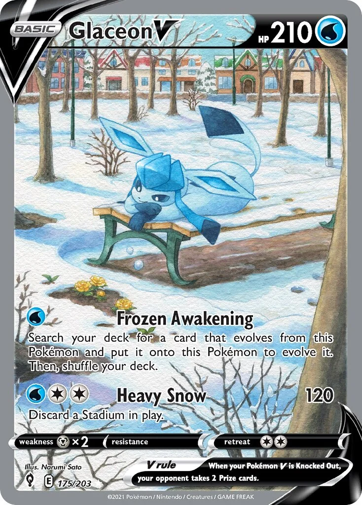 Glaceon V 「EVS 175/203」「EN」