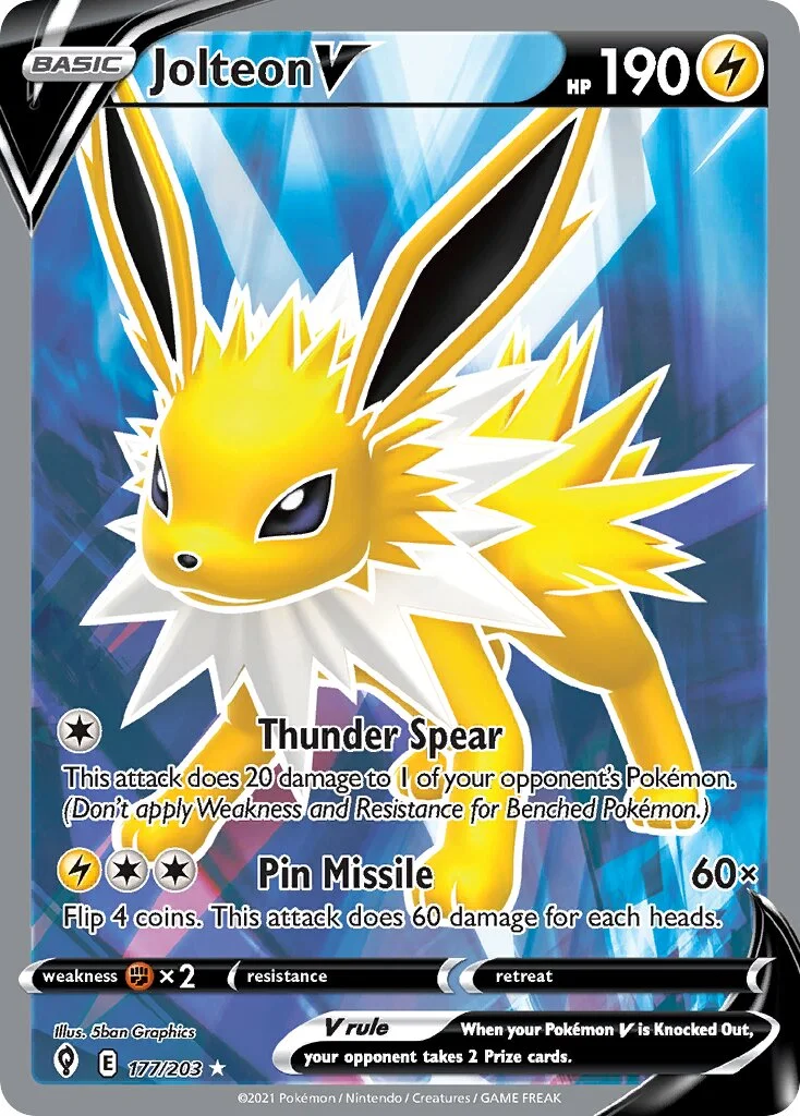 Jolteon V 「EVS 177/203」「EN」