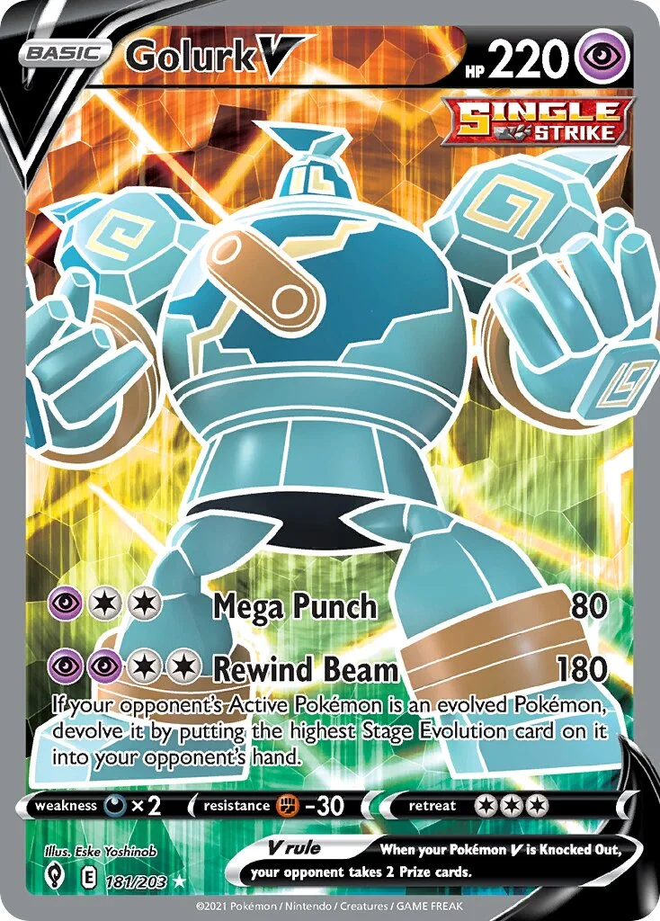 Golurk V 「EVS 181/203」「EN」