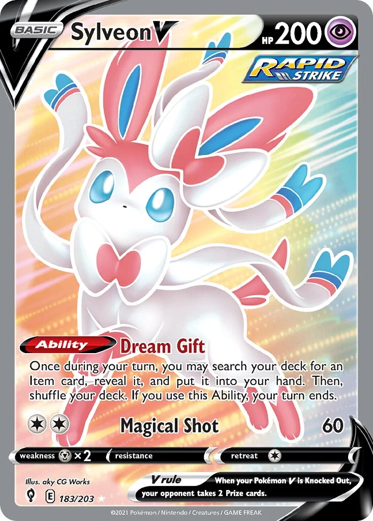Sylveon V 「EVS 183/203」「EN」