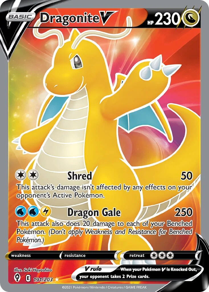 Dragonite V 「EVS 191/203」「EN」