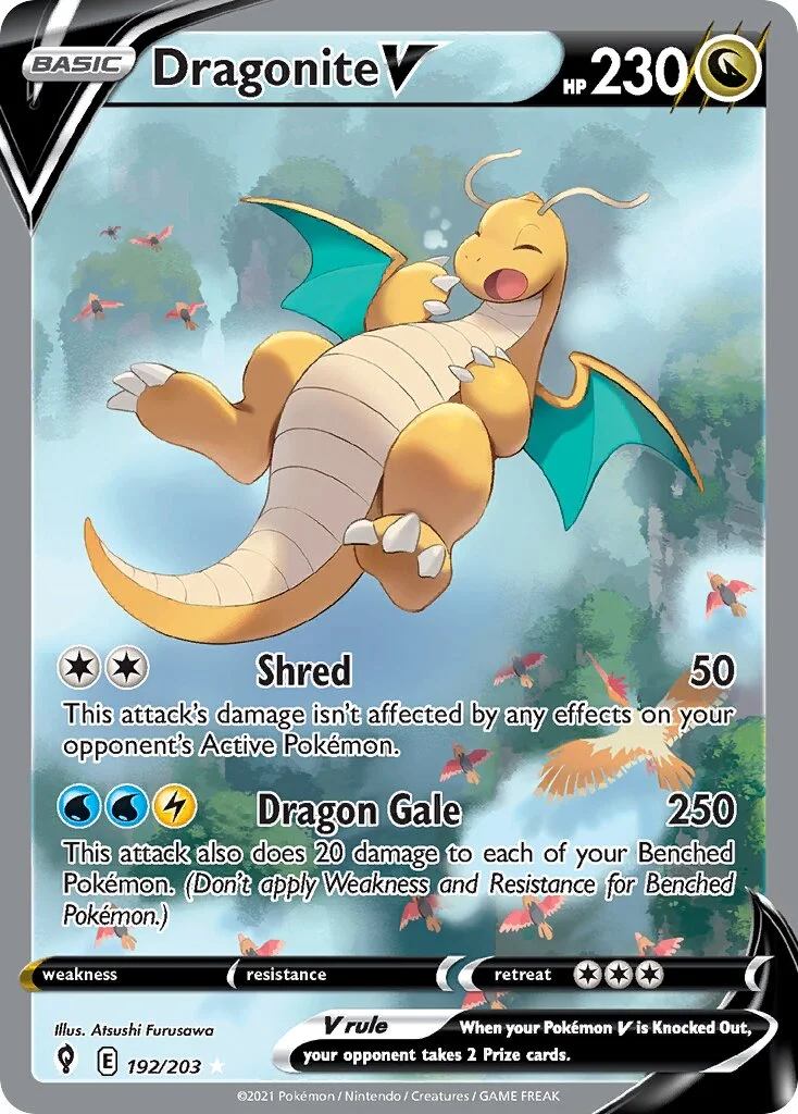 Dragonite V 「EVS 192/203」「EN」