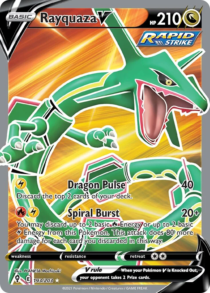 Rayquaza V 「EVS 193/203」「EN」