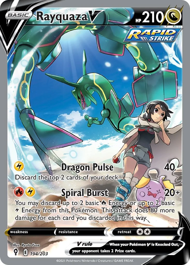 Rayquaza V 「EVS 194/203」「EN」