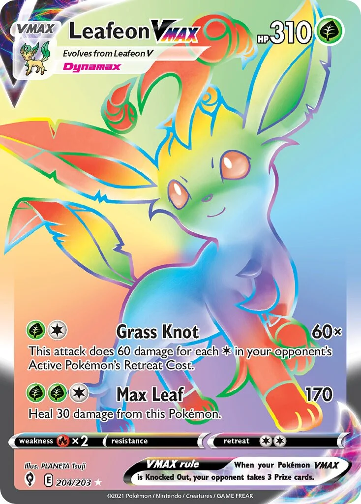 Leafeon VMAX 「EVS 204/203」「EN」