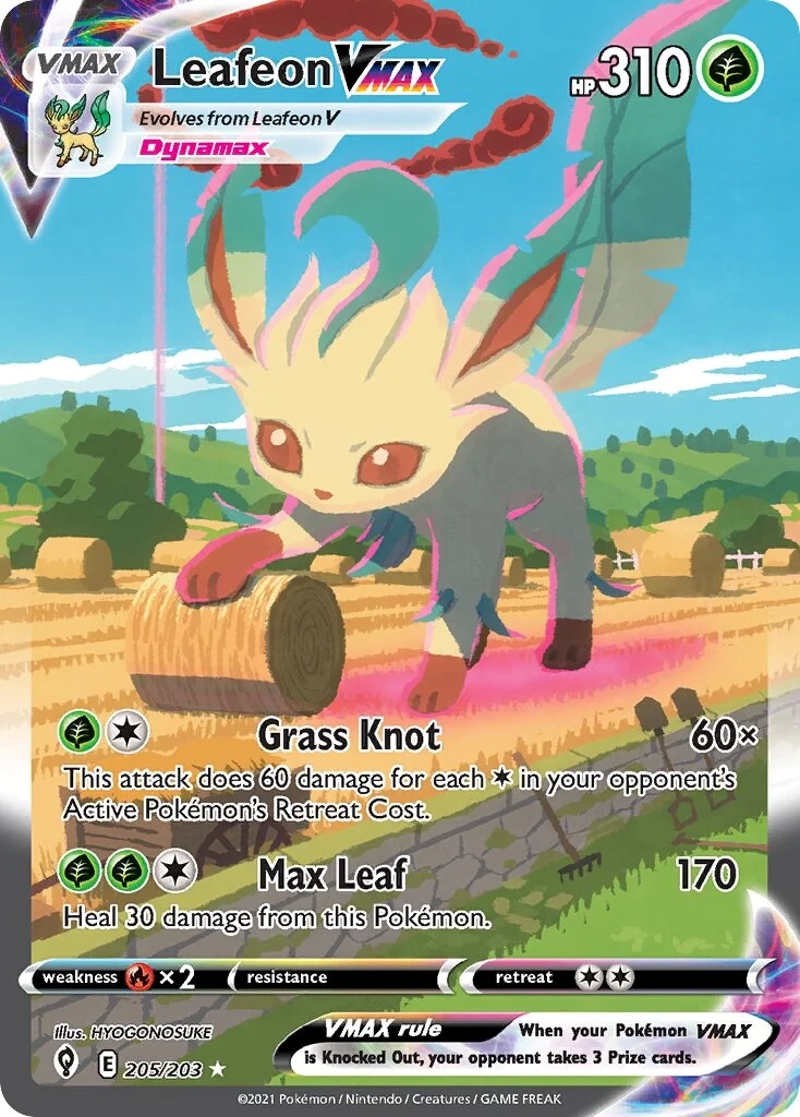 Leafeon VMAX 「EVS 205/203」「EN」