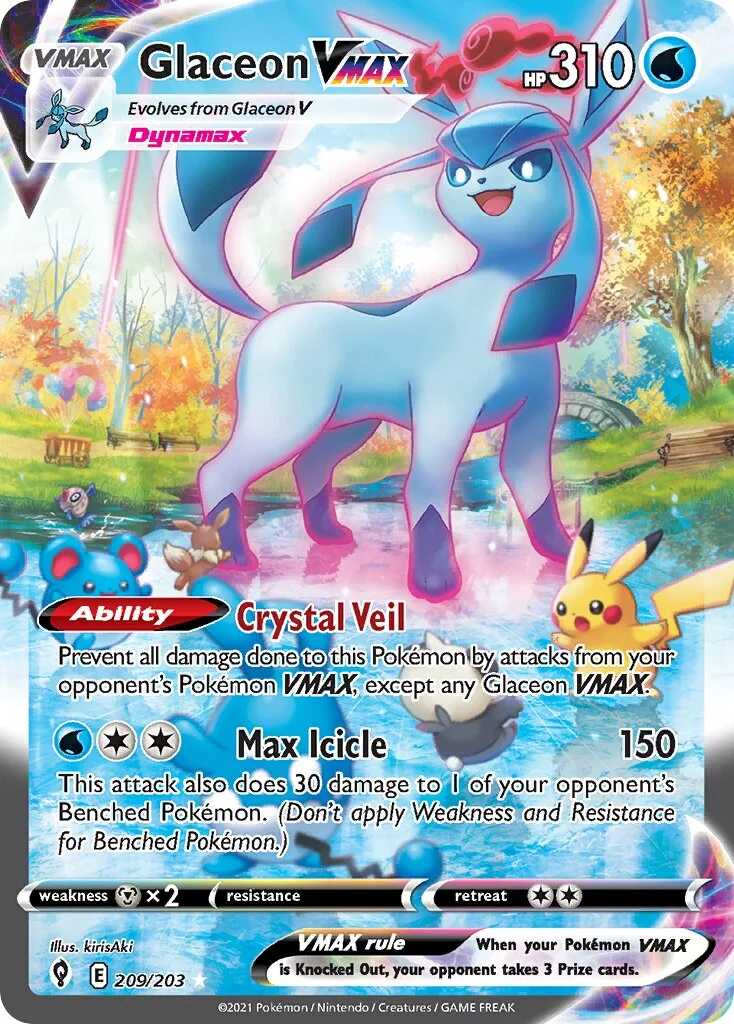 Glaceon VMAX 「EVS 209/203」「EN」