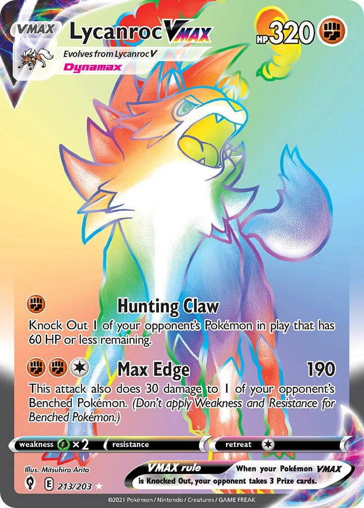 Lycanroc VMAX 「EVS 213/203」「EN」