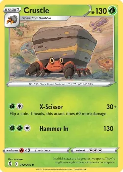 Crustle #012/203 · Pokémon