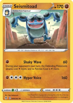 Seismitoad #090/203 · Pokémon