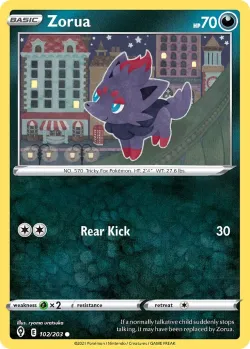 Zorua #102/203 · Pokémon