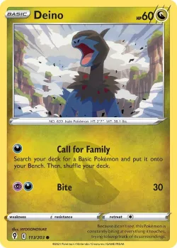 Deino #113/203 · Pokémon