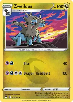 Zweilous #114/203 · Pokémon
