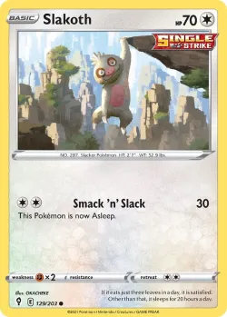 Slakoth #129/203 · Pokémon