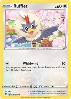 Rufflet #136/203 · Pokémon