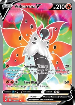Volcarona V #170/203 · Pokémon