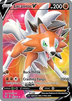 Lycanroc V #187/203 · Pokémon