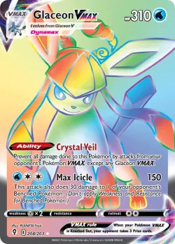 Glaceon VMAX #208/203 · Pokémon