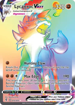 Lycanroc VMAX #213/203 · Pokémon