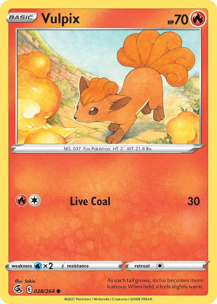 Vulpix 「FST 028/264」「EN」
