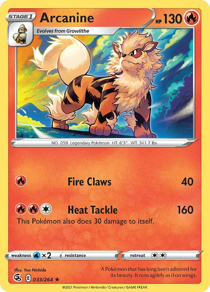Arcanine 「FST 033/264」「EN」