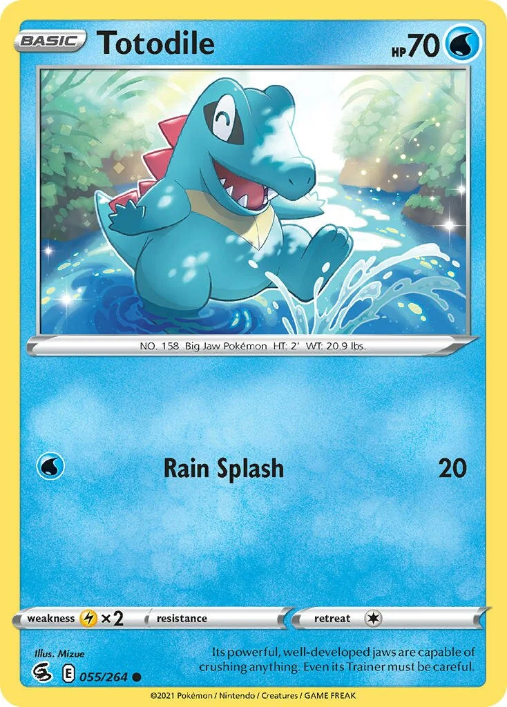 Totodile 「FST 055/264」「EN」