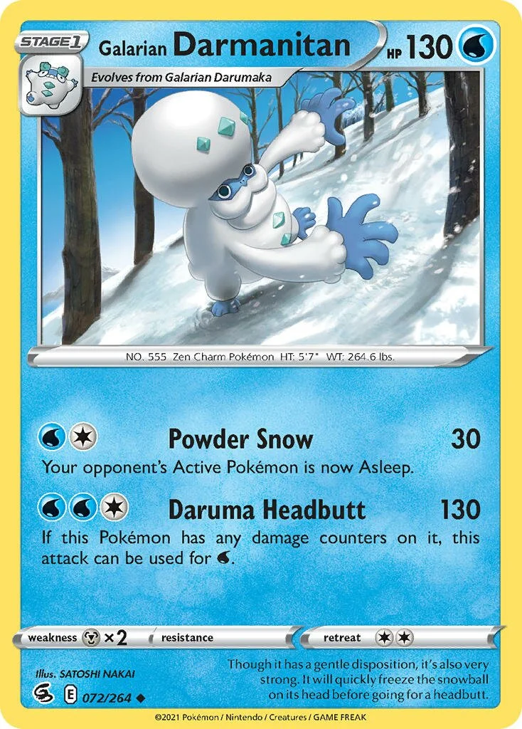 Galarian Darmanitan 「FST 072/264」「EN」