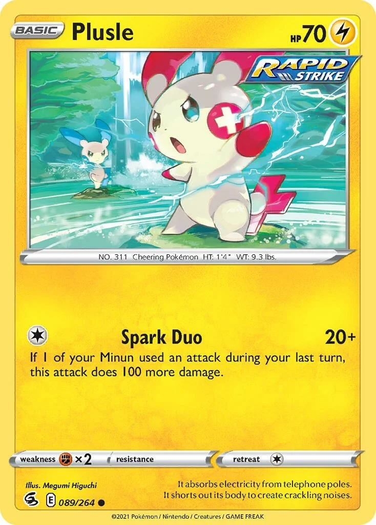 Plusle 「FST 089/264」「EN」